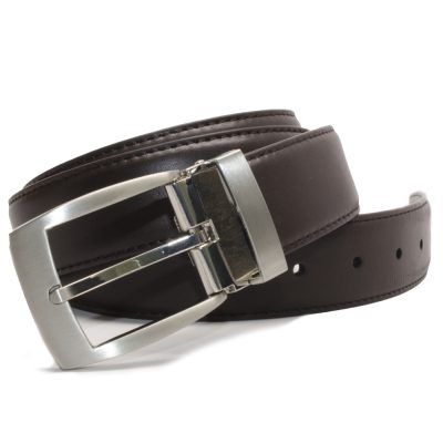 Nickel Smart™ Men's Brown Leather Dress Belt