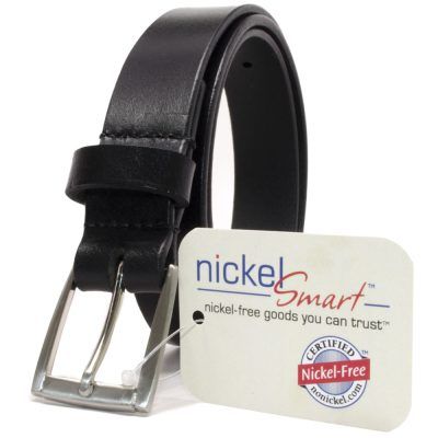 Nickel Smart™ Genuine Leather Nickel Free Belt - Ashe (blk)