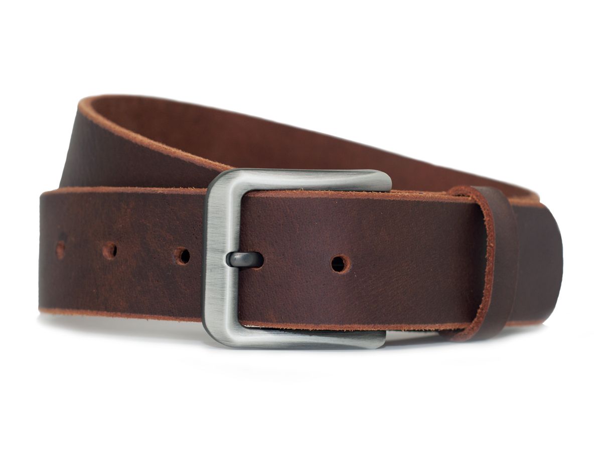 Nickel Smart™ Roan Mountain Distressed Leather Belt - Allergy Canada