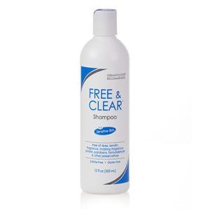 Free & Clear Shampoo 12 .Oz