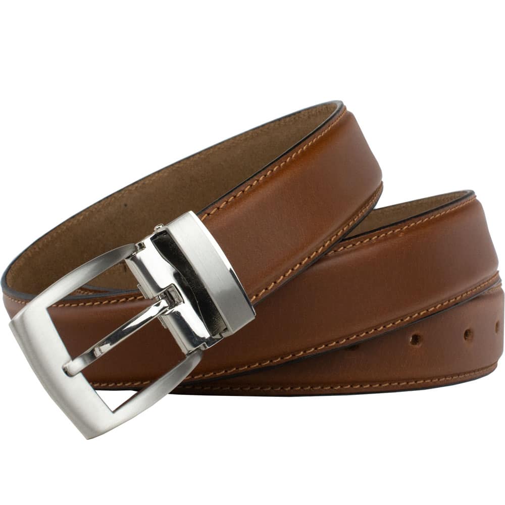 Nickel Smart® Tan Dress Belt - Allergy Canada