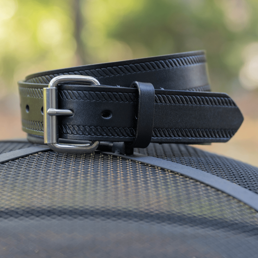 Nickel Smart® Genuine Leather Nickel Free Belt - Black Rope - Image 3